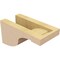 Ekena Millwork 4"W x 8"D x 4"H Wide Del Monte Rough Cedar Woodgrain TimberThane Corbel, Primed Tan CORUR04X08X04DELRCPR - alternate 5